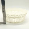 Sunshine Department Store 622 Hollowed-out lace fruit basket, plastic candy plate, desktop storage basket Application Scenario
